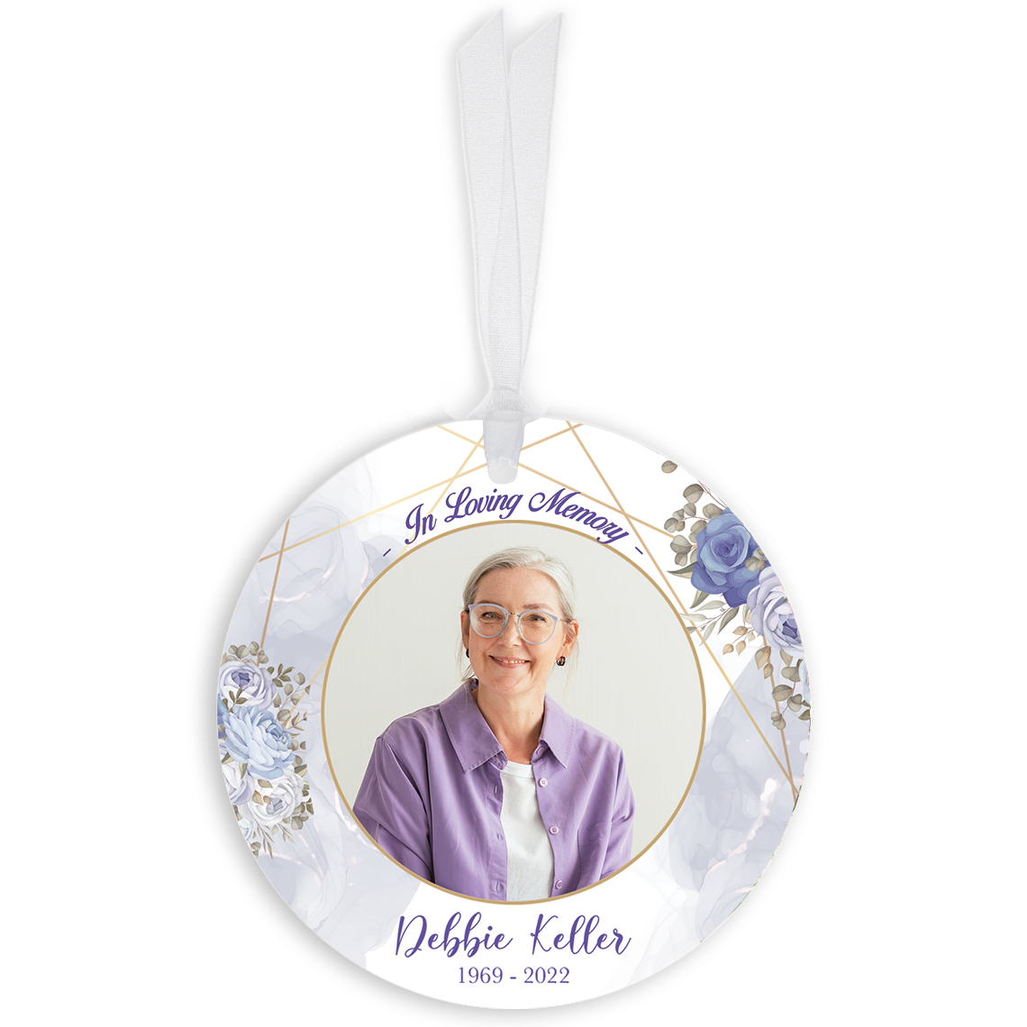 Show details for Multi Floral Religious Circle Ornaments