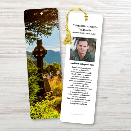 Show details for Glendaloug Celtic Cross Spanish Bookmark