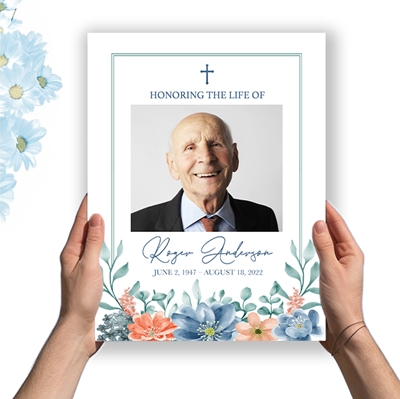 Show details for Multi Floral Religious Premium Program (8.5x11)