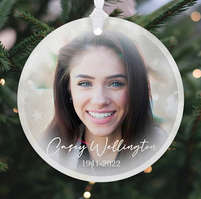 Show details for Stars Circle Ornament