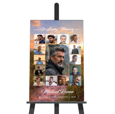 Show details for Pathway Home Collage Funeral Poster