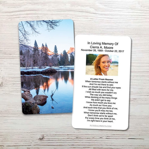 Picture of Yosemite Memorial Card