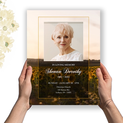 Show details for Sunflower Memorial Package