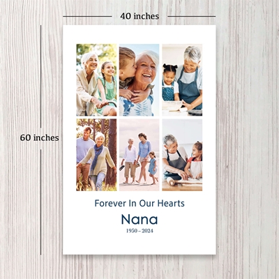 Show details for 6 Portrait Collage Blanket