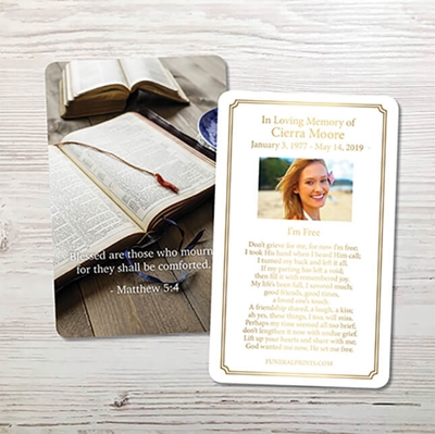 Show details for Blessed Comfort Premium Prayer Card