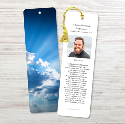 Show details for Blue Clouds Bookmark
