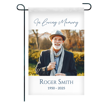 Show details for In Loving Memory Garden Flag