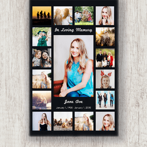 Show details for Memories Collage Blanket