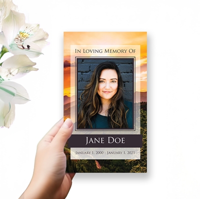 Show details for Hillside Sunset Trifold Program 