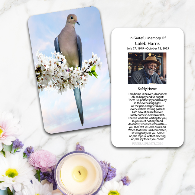 Show details for Dove Spanish Prayer Card