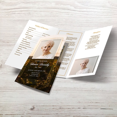 Show details for Sunflower Memorial Package