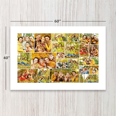 Show details for 22 Photo Collage Blanket