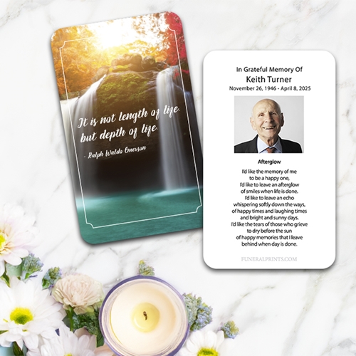 Show details for Depth Of Life Premium Prayer Card