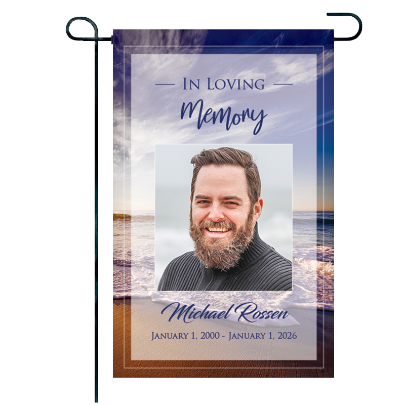 Show details for Oceanfront Garden Flag