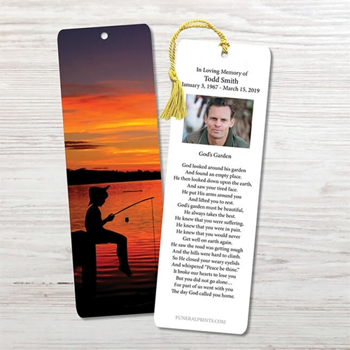 Picture of Fishing Silhouette Bookmark