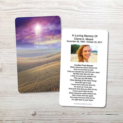 Picture of New Beginning Memorial Card