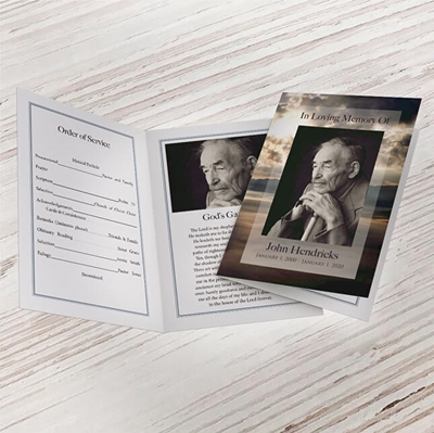 Show details for Sunrise Funeral Program 