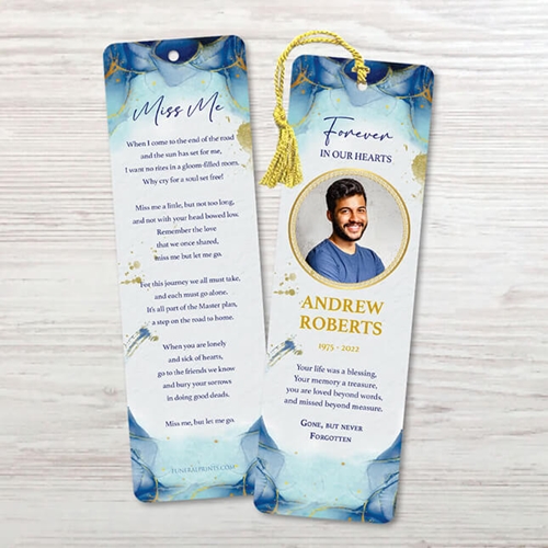 Show details for Blue Marble Bookmark