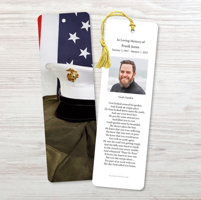Show details for Marine Cap Bookmark