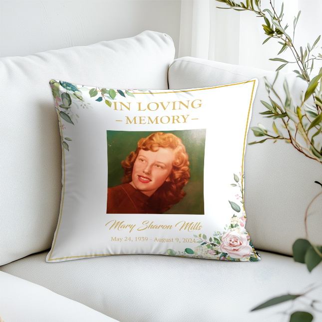 Show details for Floral Pillow