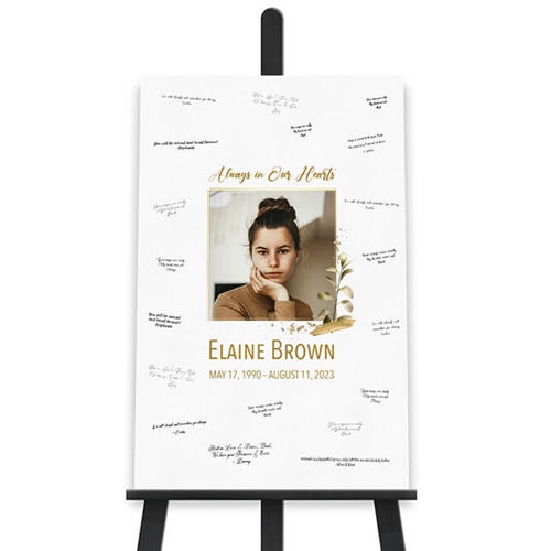 Picture of Gold Glitter Write On Poster