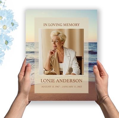 Show details for Sunset Scenery Memorial Package