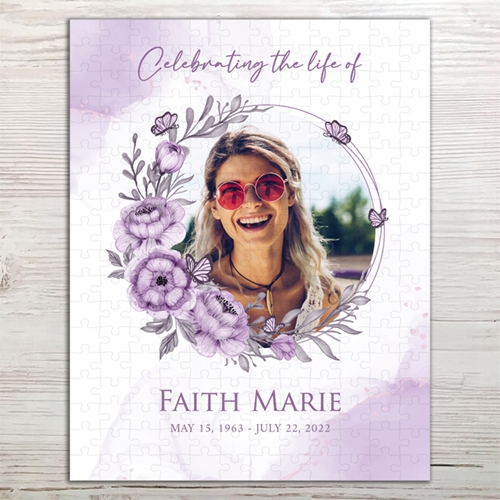 Show details for Purple Floral Puzzle