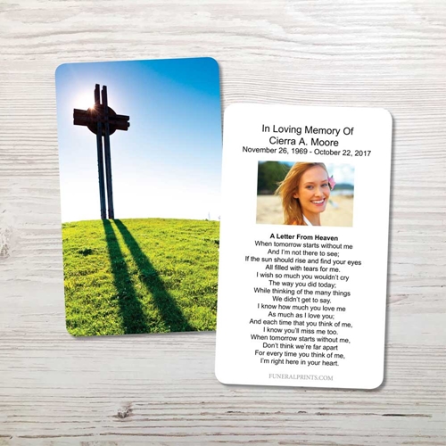 Picture of Celtic Cross Hill Memorial Card