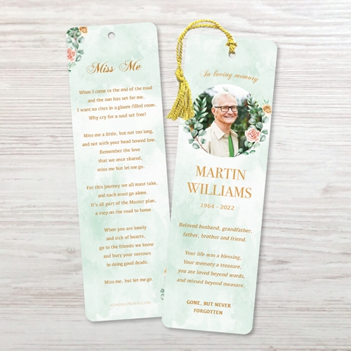 Picture of Multi Floral Bookmark