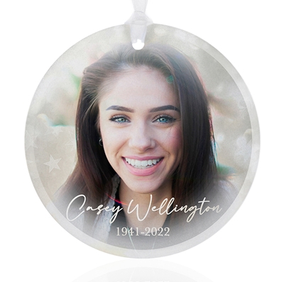 Show details for Stars Circle Ornament