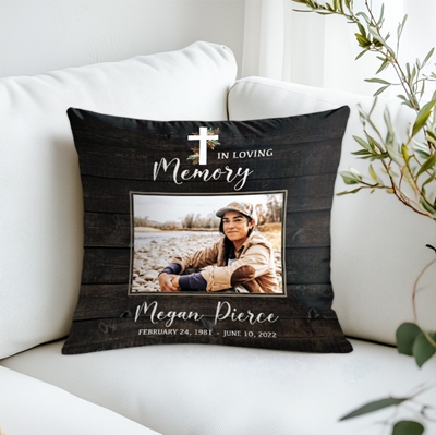 Show details for Rustic Religious Pillow