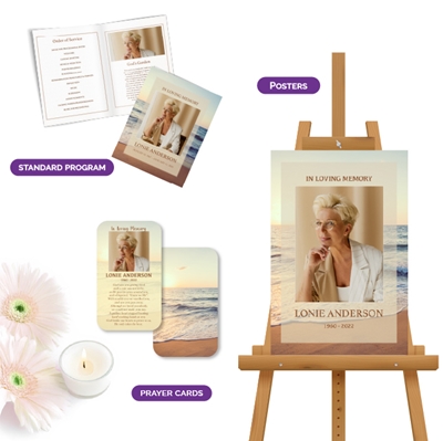 Show details for Sunset Scenery Memorial Package