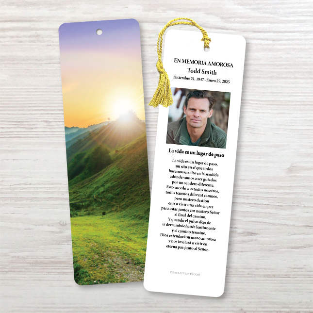 Show details for Mountain Rainbow Spanish Bookmark