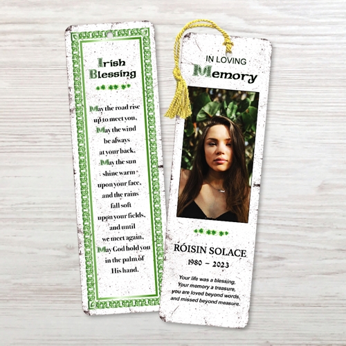 Picture of Irish Blessing Celtic Knot Bookmark