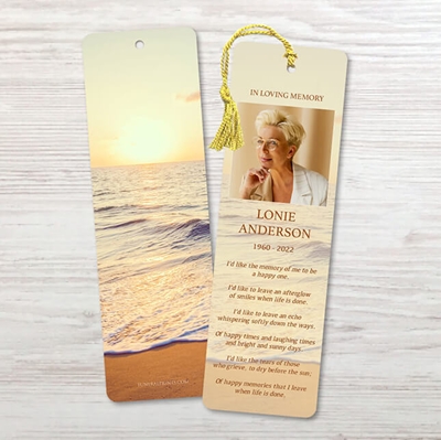 Show details for Sunset Scenery Memorial Package