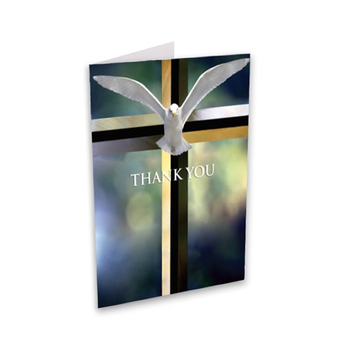 Show details for Dove & Cross Thank You Card
