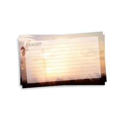 Show details for Cross & Dove Remember Card