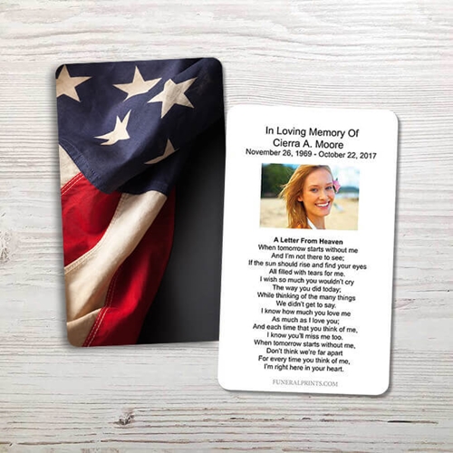 Picture of Hero Memorial Card