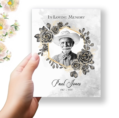 Show details for Black Gold Floral Program 