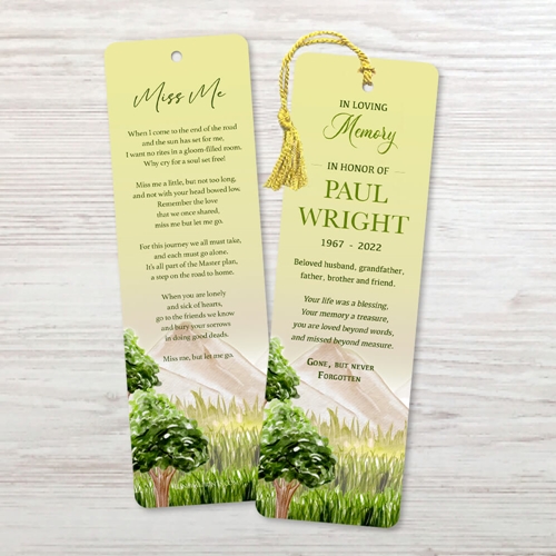 Picture of Tree Watercolor Bookmark