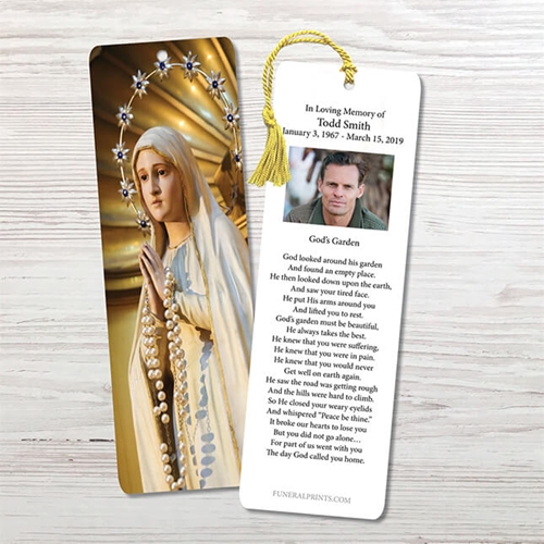 Show details for Statue of Blessed Virgin Bookmark