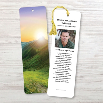 Show details for Mountain Rainbow Spanish Bookmark