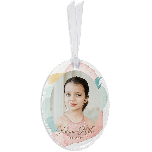 Show details for Pastel Oval Ornament