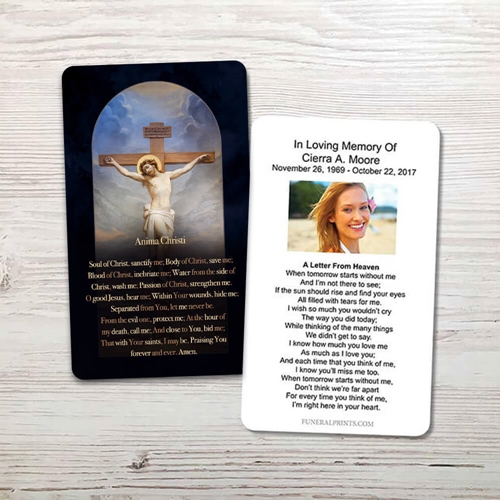 Picture of Anima Christi Memorial Card