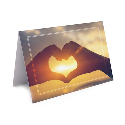 Picture of Heart Thank You Card
