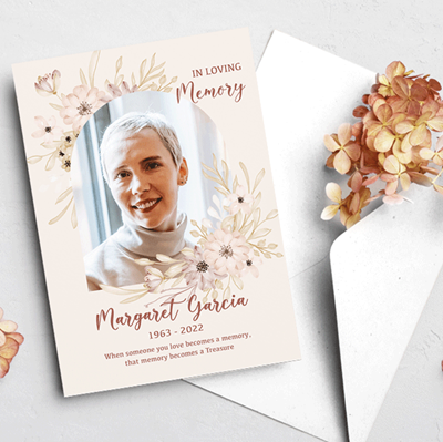 Show details for Multi Floral Border Announcement