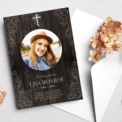 Show details for Rustic Light Brown Announcement