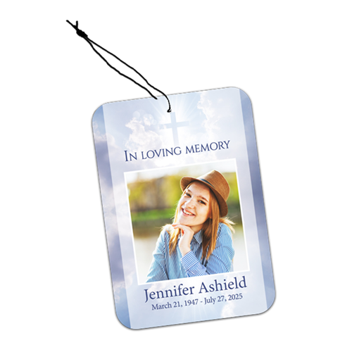 Show details for Cross in Clouds Air Freshener