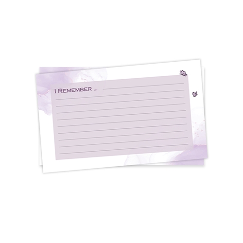 Show details for Purple Floral Remember Card Show details for Purple Floral Remember Card