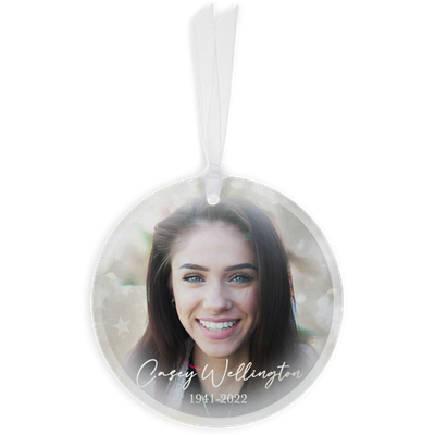 Show details for Stars Circle Ornament